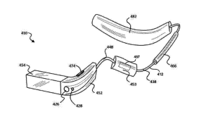 Google Glass flexible patent